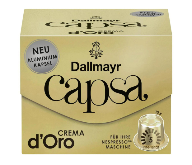 Dallmayr Kawa CAPSA Nespresso CREMA D'ORO 10x10x0,056g - 1526817 - zdjęcie
